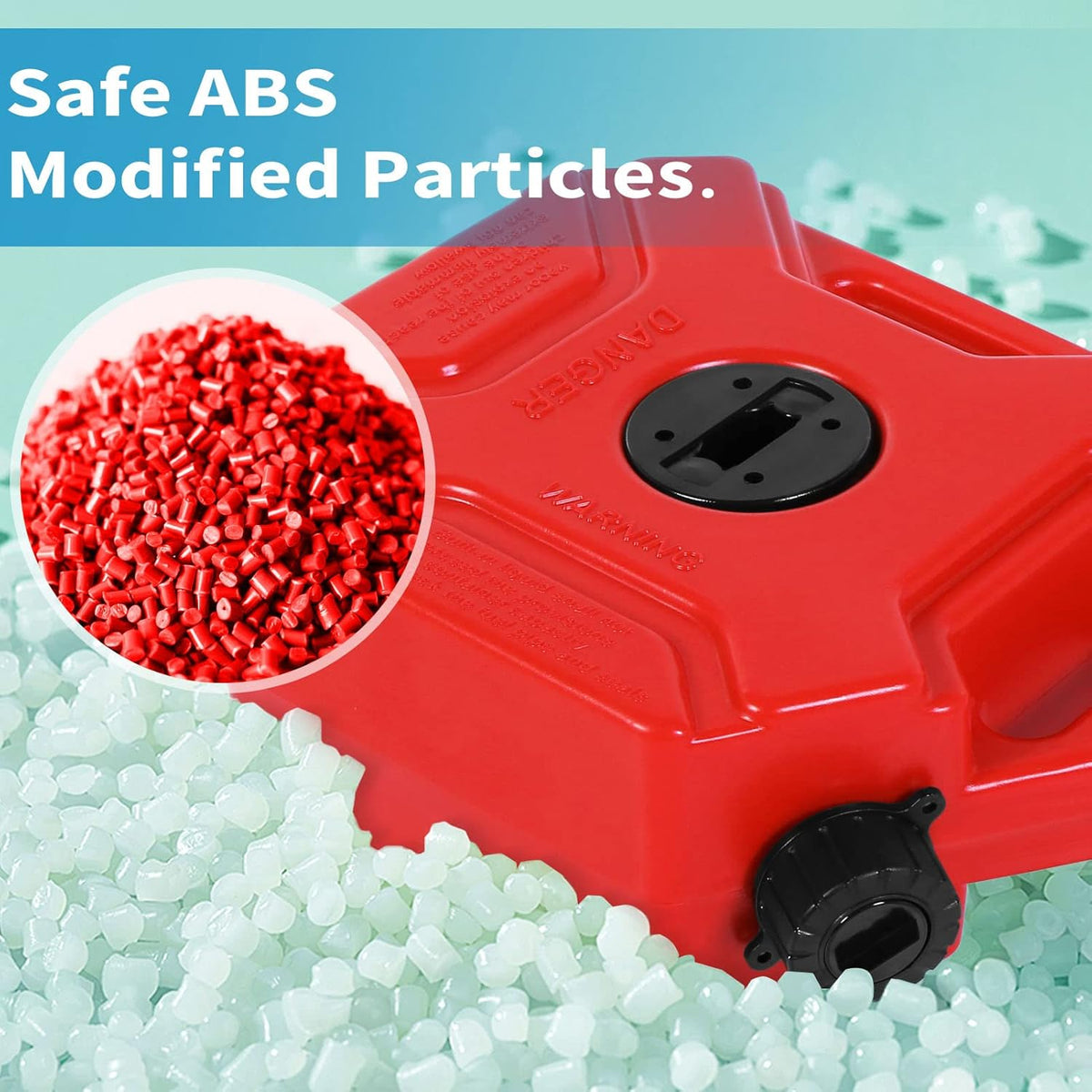 Red Poly Gas Can 5L Pack of 2 U813961
