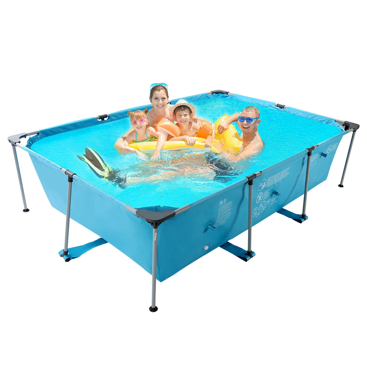 10 ft Above Ground Rectangular Frame Swimming Pool S368