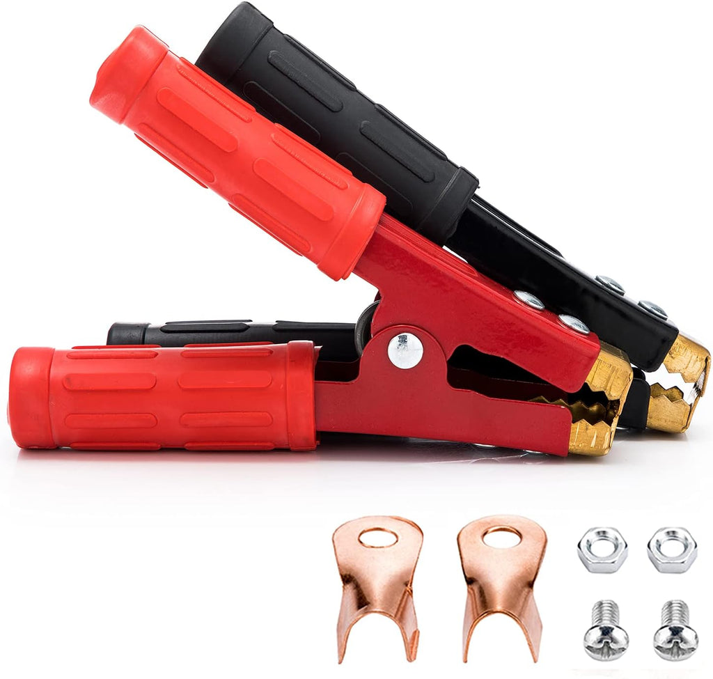Heavy Duty Pure Copper Jumper Cables Car Battery Charger Clamps (2 PCS) O434943