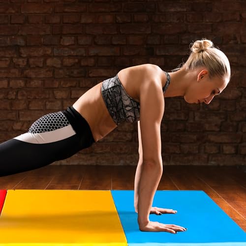 Blue Folding Gymnastics Mat A406793