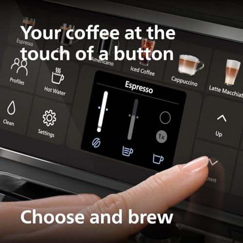 Fully Automatic Espresso Machine, Black Chrome B166