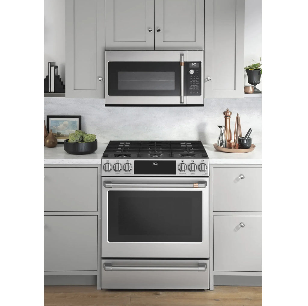30 IN. 5.7 CU. FT. Slide-In Dual-Fuel Convection Range P504