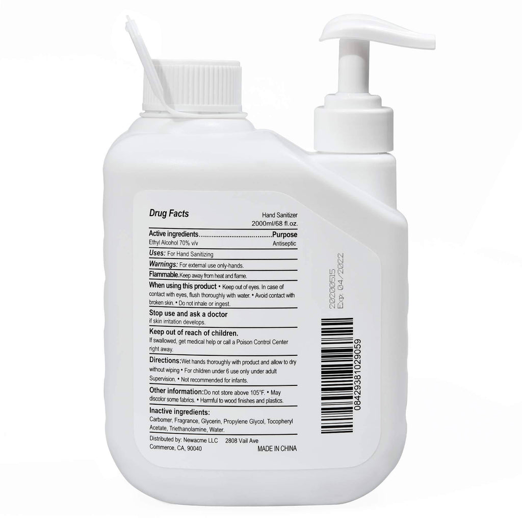 Touchless Automatic Hand Sanitizer Dispenser Stand with 0.5 Gallon Gel G440013