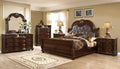 Dark Cherry Queen Bedroom Set 5P with Chest L118720
