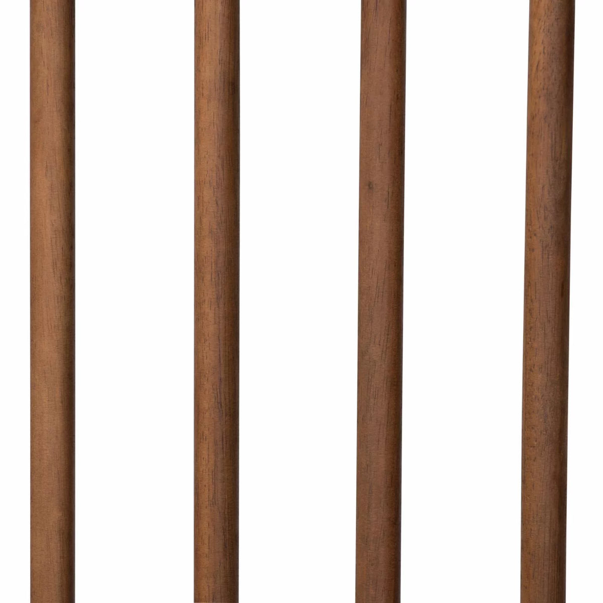 Walnut Brown Wood King Size Platform Bed Y89899