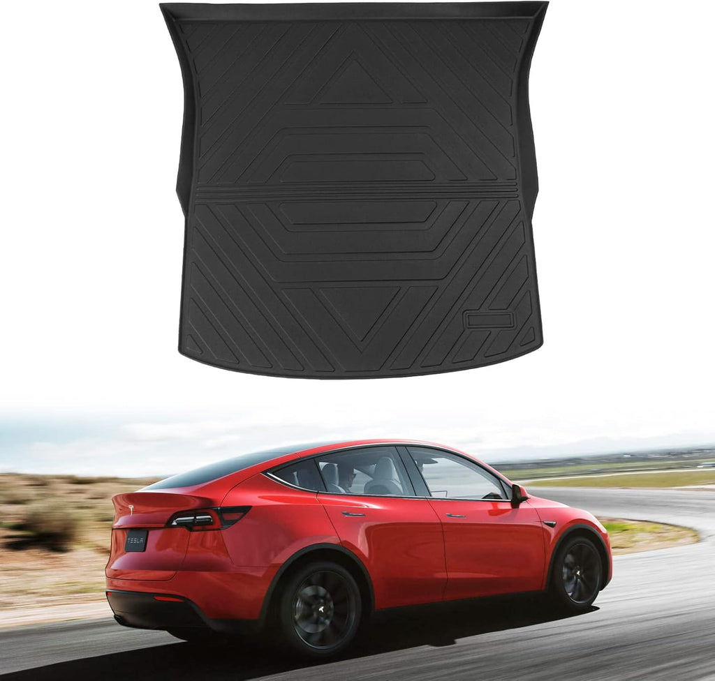 Tesla Model Y Frunk Mat Cargo Liner Floor Mat All Weather 5 Seat Accessories E9759
