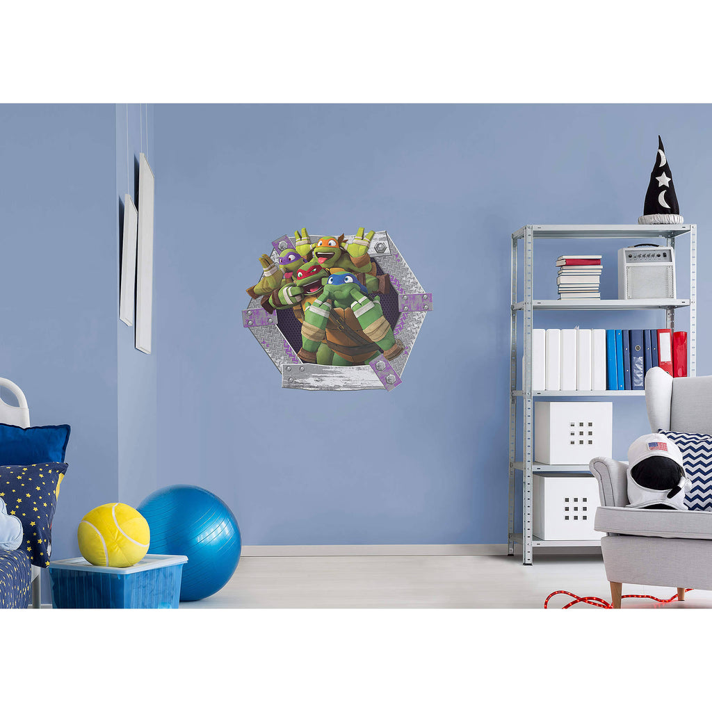 Teenage Mutant Ninja Turtles Goofy Faces Wall Decal Collection I657082