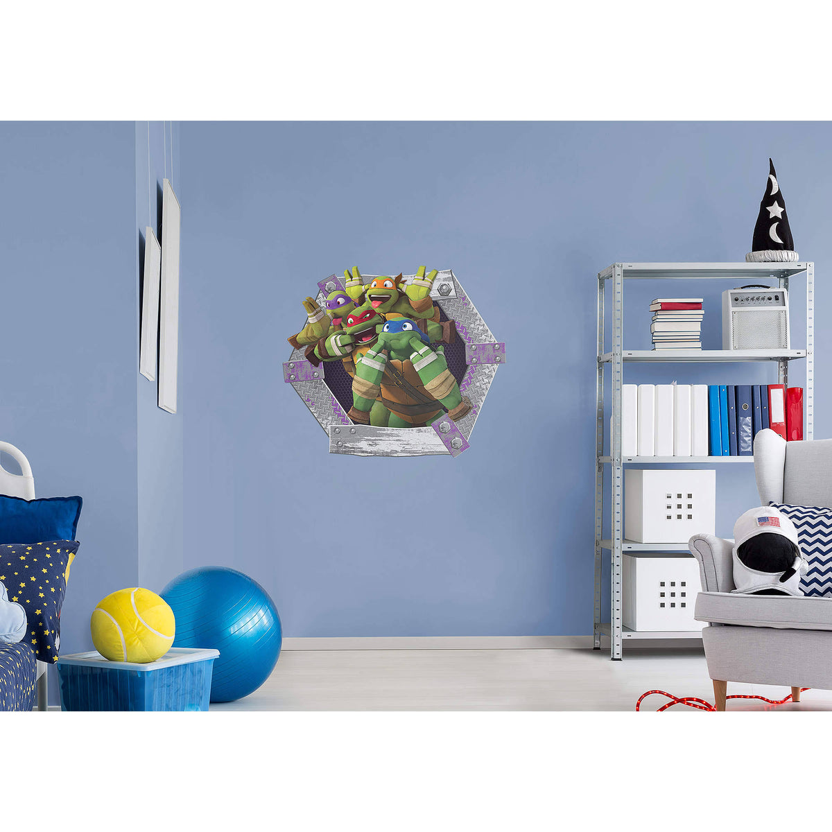 Teenage Mutant Ninja Turtles Goofy Faces Wall Decal Collection I657082
