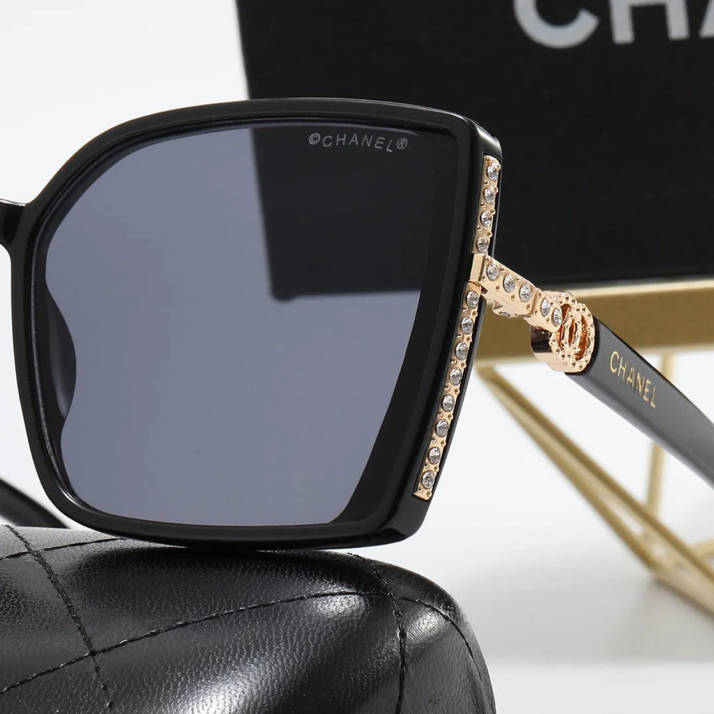 Rhinestone Polarized Sunglasses K388