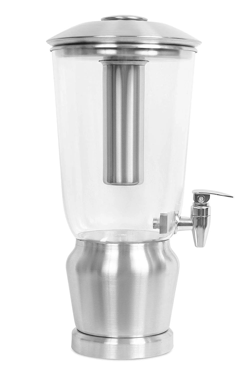 1.5 Gallon Stainless Steel Beverage Dispenser with Ice Container, Stand & Spigot Z509285
