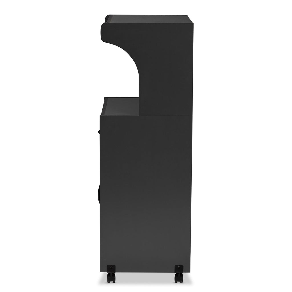 Dark Grey Finished Kitchen Cabinet R9861