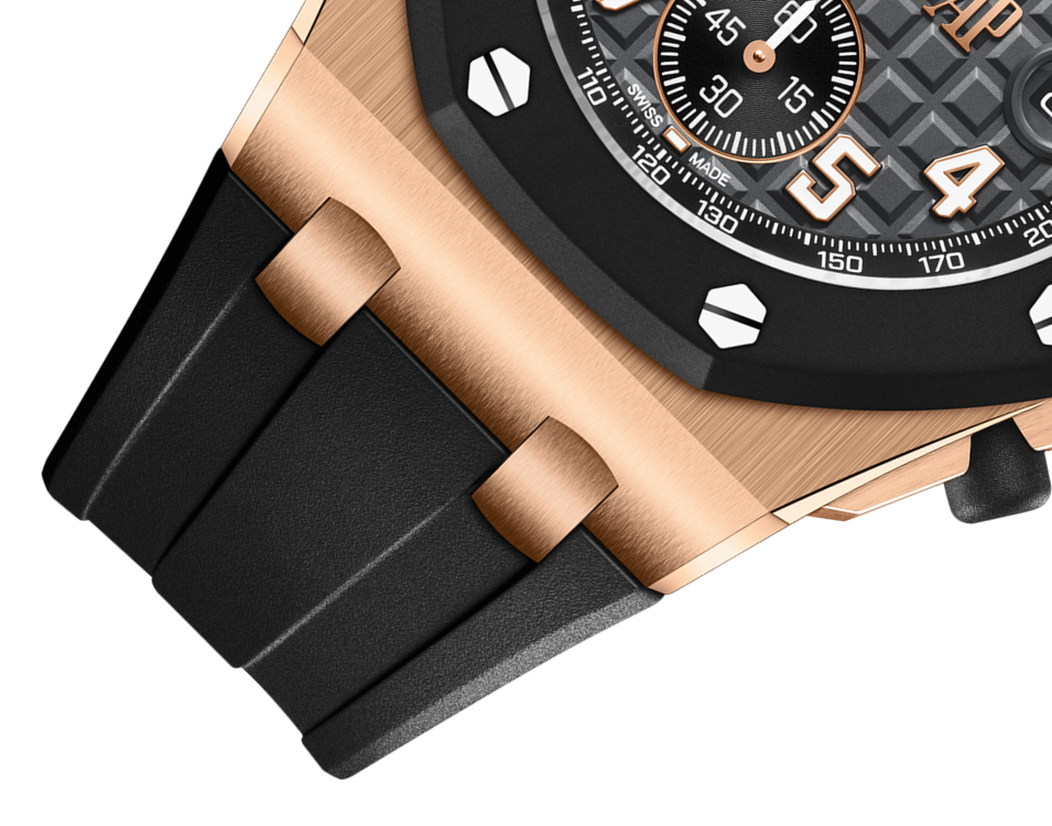 Pink Gold Anthracite Grey Dial Chronograph 42mm D369