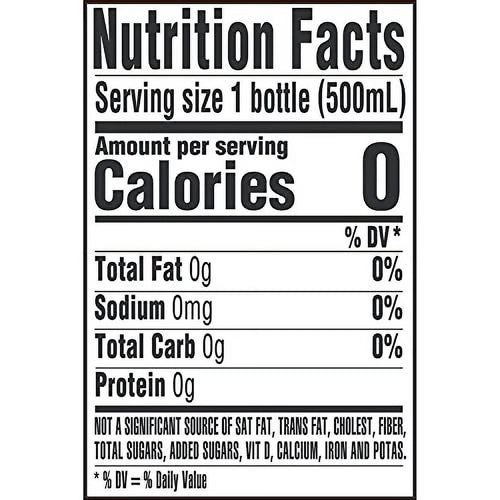 24 x 12 fl oz Natural Spring Water Plastic Bottles S604