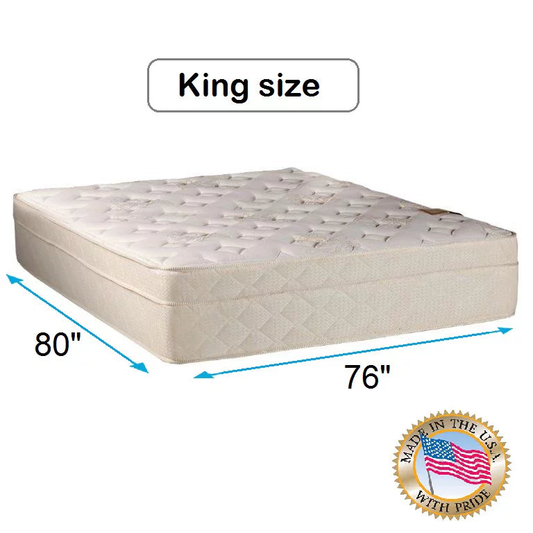 King Pillowtop Firm Foam Encased Mattress with Mattress Protector G7997