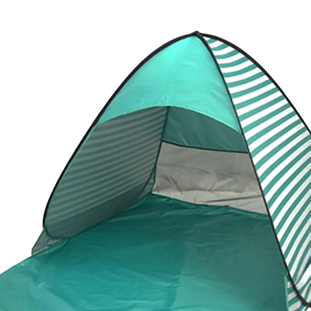Green Stripes Automatic Beach Tent U735