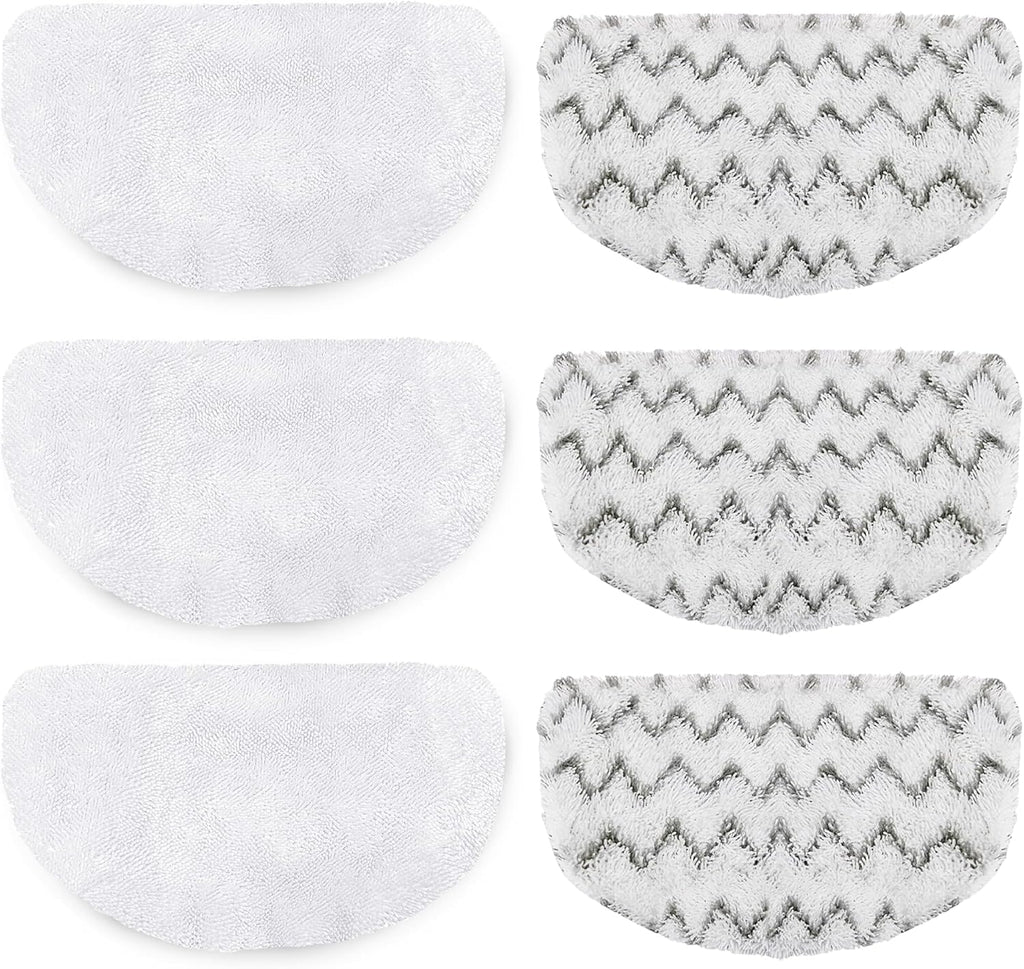 6 Pack Reusable Steam Mop Replacement Pads K188