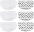 6 Pack Reusable Steam Mop Replacement Pads K188