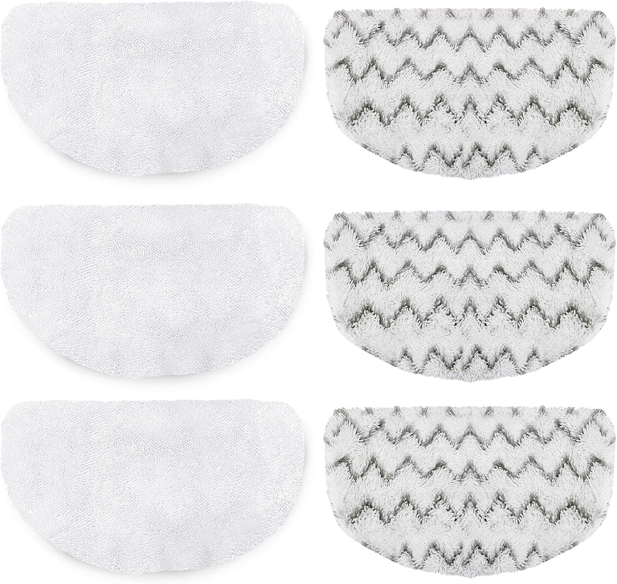 6 Pack Reusable Steam Mop Replacement Pads K188