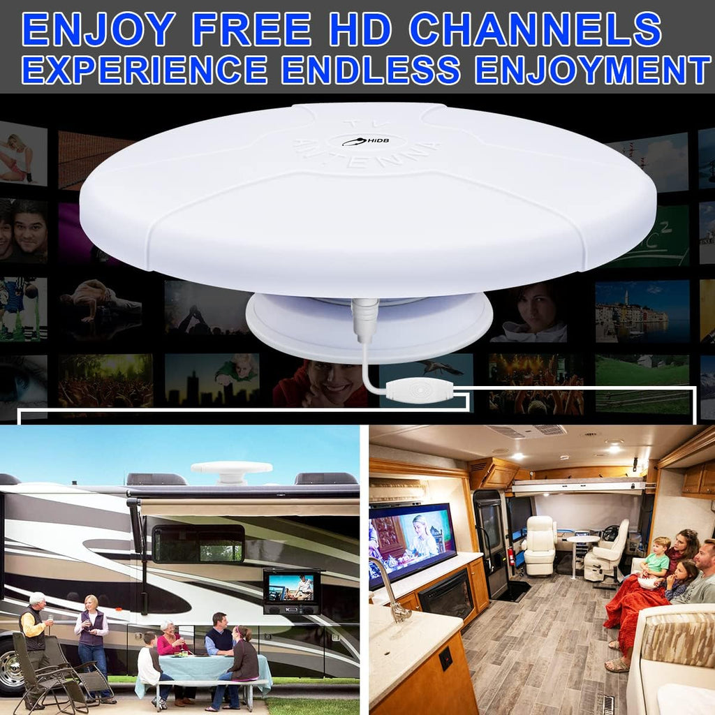 Amplified Digital HD TV Antenna with Magnetic Base, Pack of 2 V926