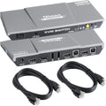 HDMI 4K@60Hz 2x1 KVM Switch with 2 Pcs 5ft KVM Cables (Black) L643