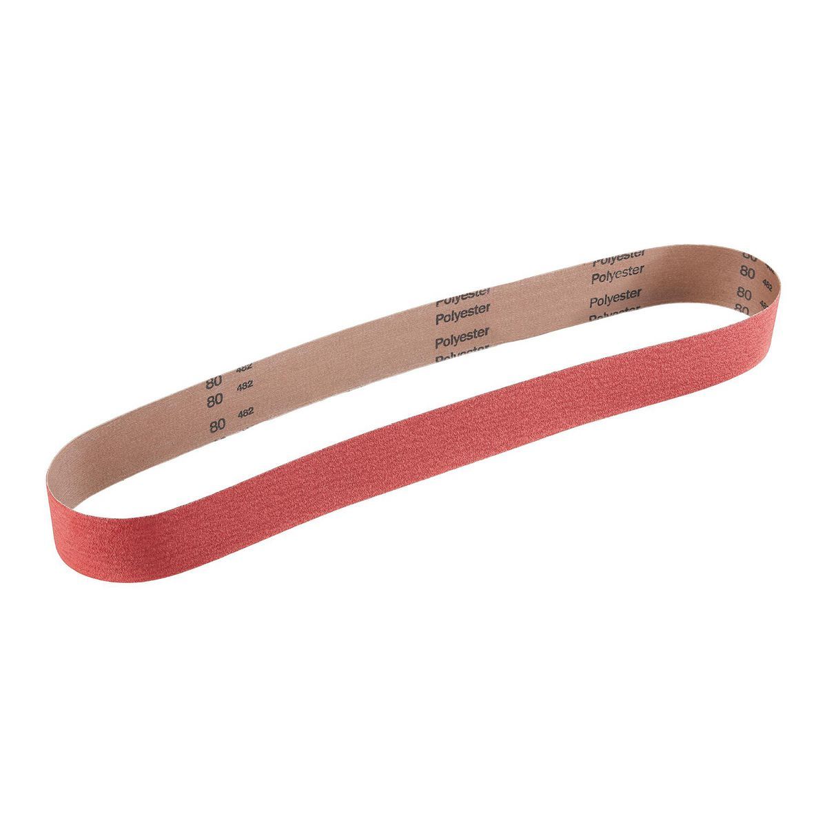 2 in. x 48 in. 80-Grit Ceramic Alumina Sanding Belts 2-Pack L503079