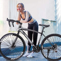 Aluminum Full Suspension Road Bike 21 Speed Disc Brakes 700c T905651