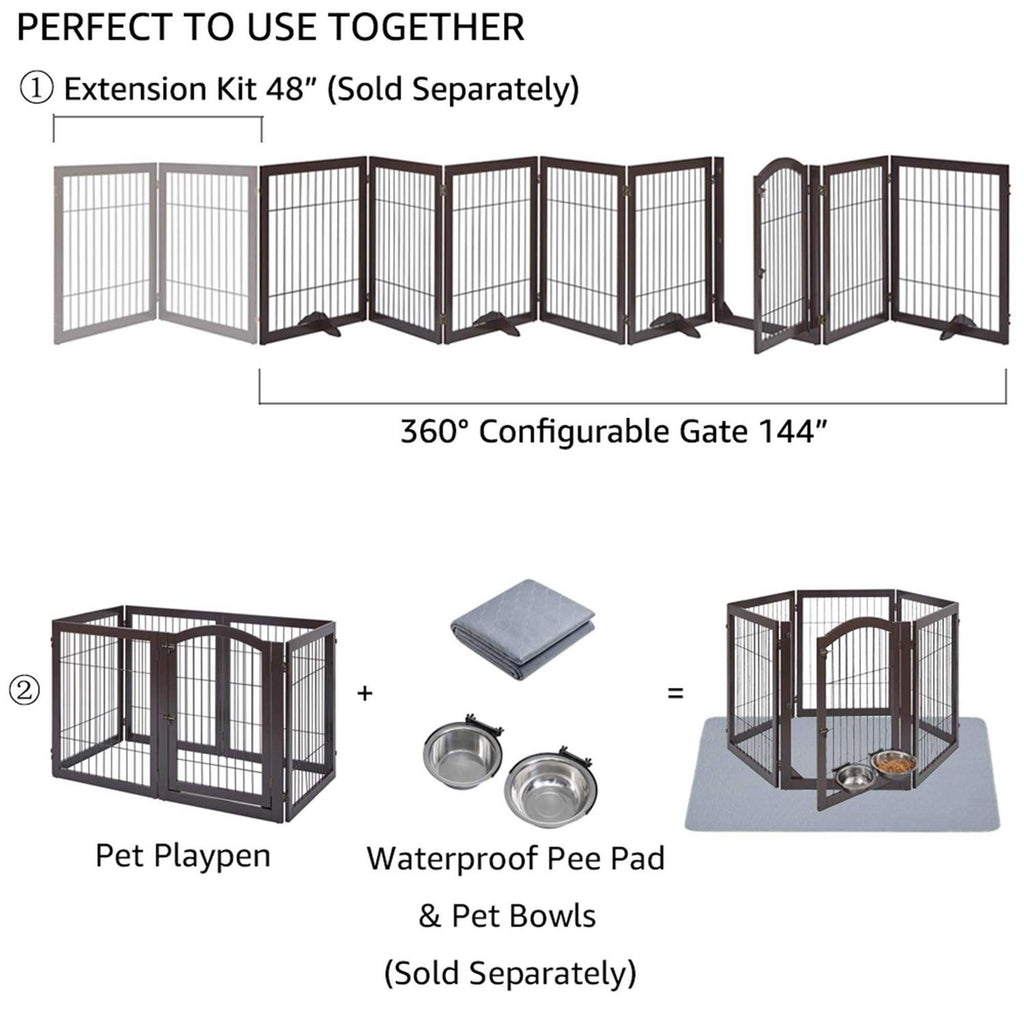 Freestanding Pet Playpen B681