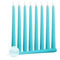 Turquoise Dripless Taper Candles, 100 Pack D878881