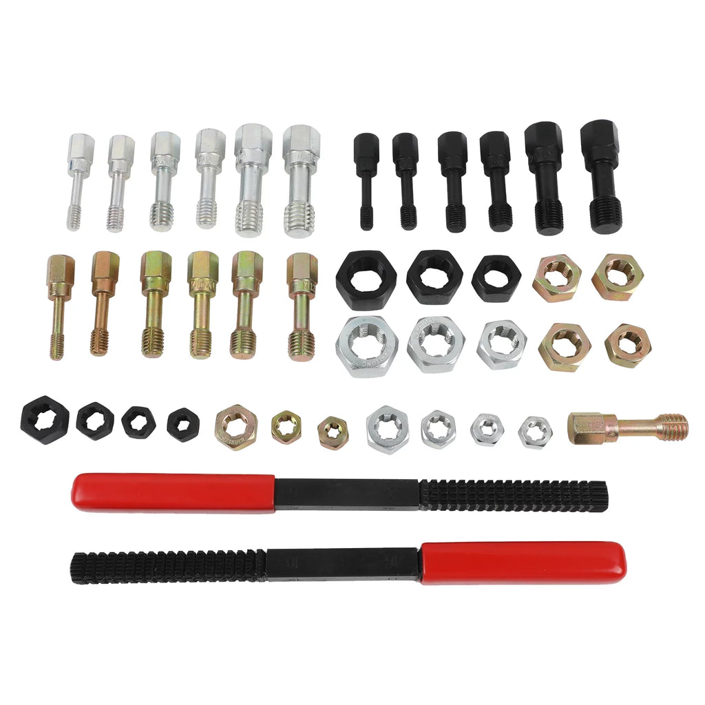 42PCS Thread Repair Kit with Rethreading Dies, Taps & Thread Files R86855