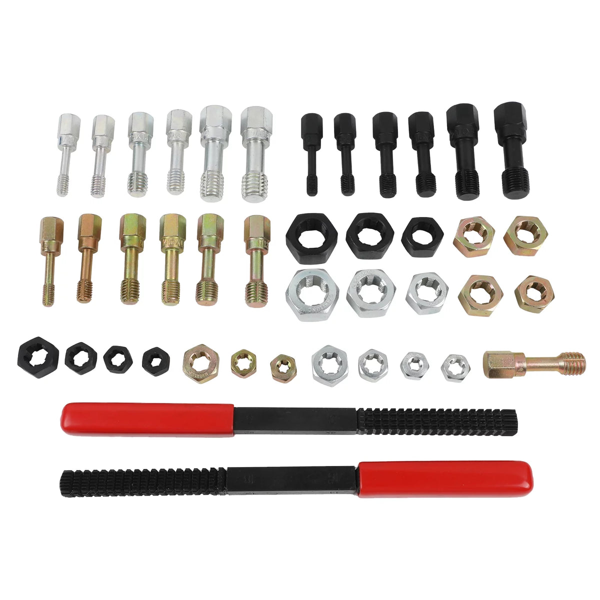 42PCS Thread Repair Kit with Rethreading Dies, Taps & Thread Files R86855
