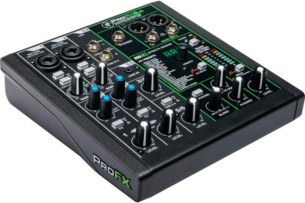 6-Channel Mixer with Built-In FX and Bag F284