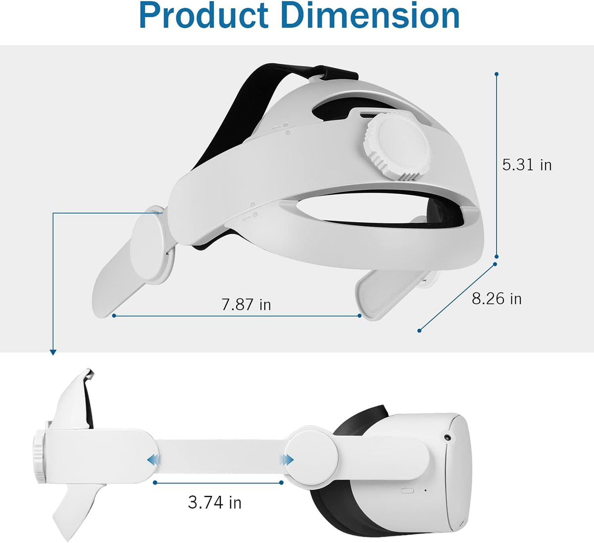 Detachable Adjustable Head Strap I142721