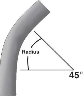 3-in SCH80 45D Elbow C5687