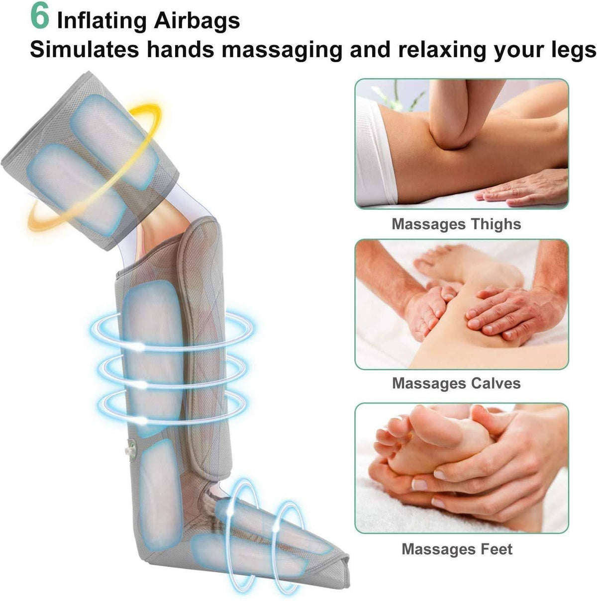 Calf Feet Thigh Compression Leg Massager C274