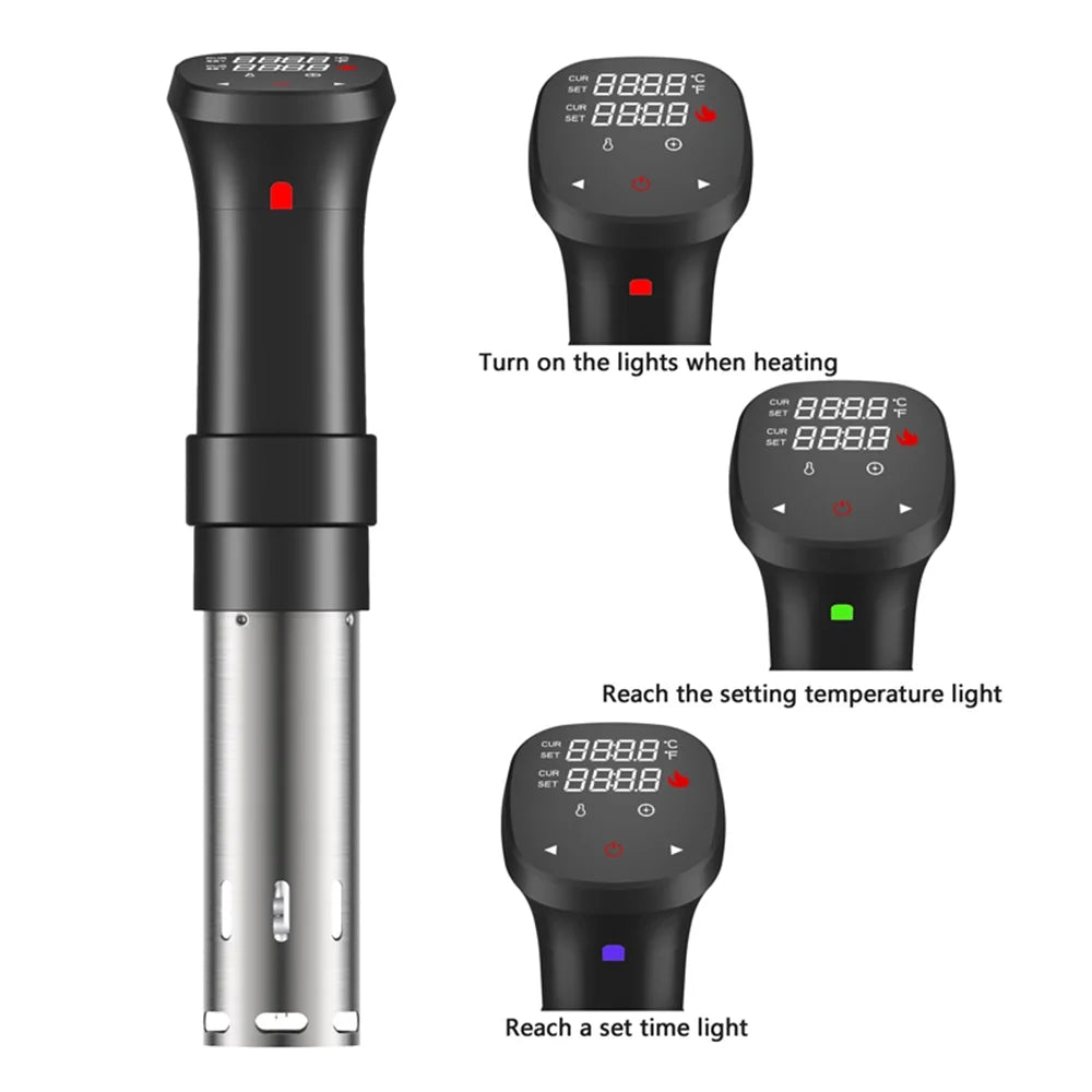 1100W Sous Vide Cooker Waterproof with Display Screen T96498