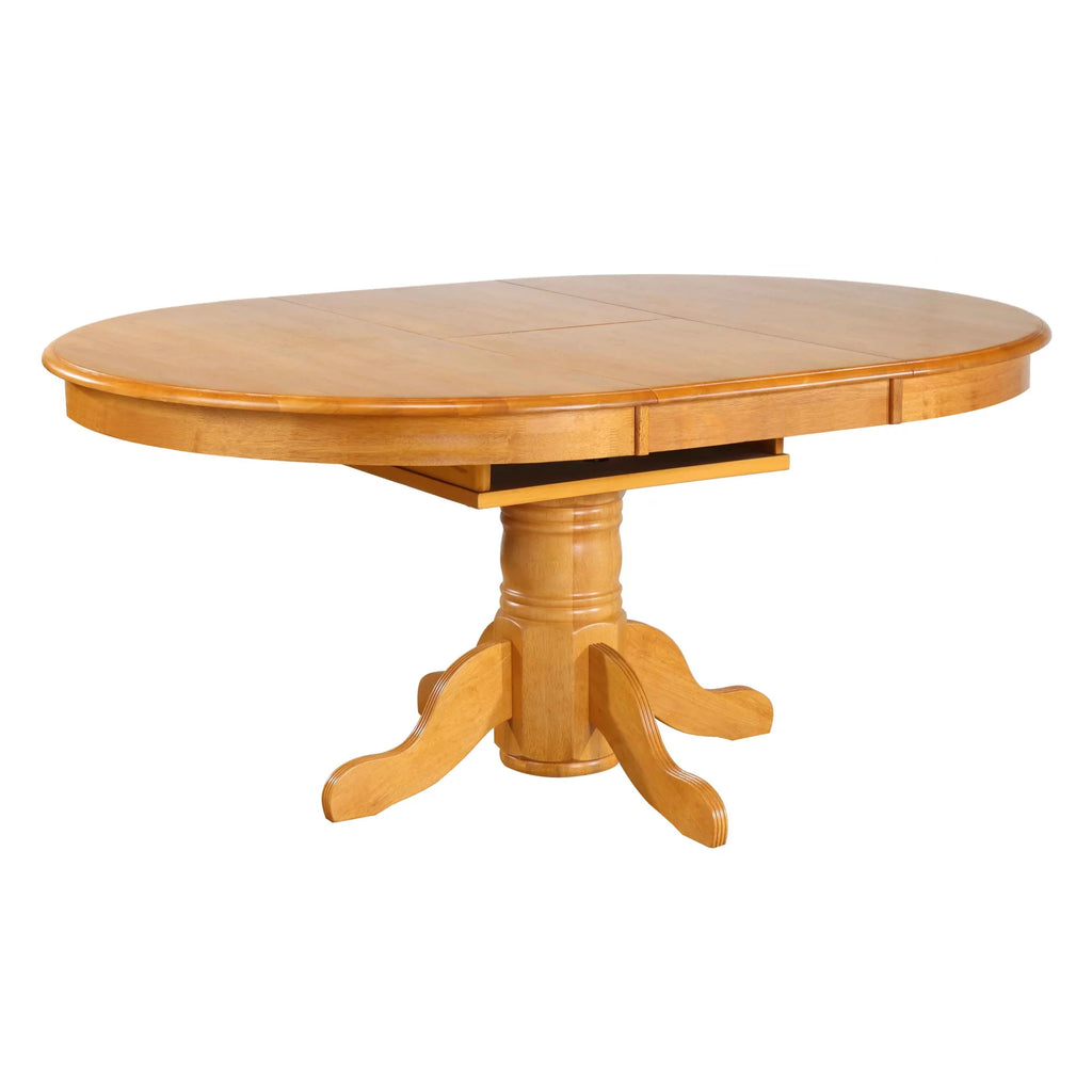 Oak Extendable Wood Dining Table W401