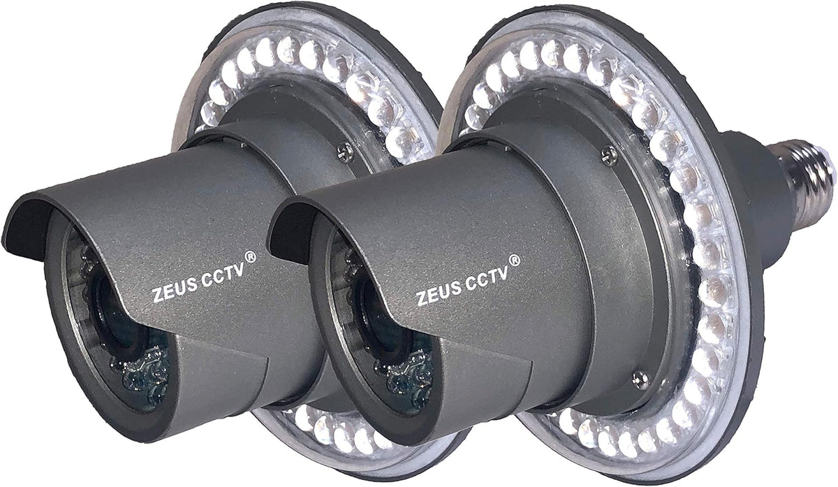 2 Pack 16GB 1080p E26 LED Floodlight Camera I810