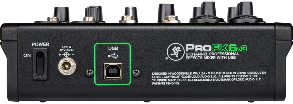 6-Channel Mixer with Built-In FX and Bag F284