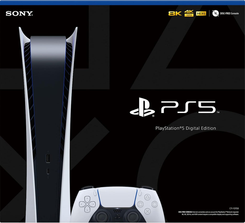PlayStation 5 Digital Edition 825GB Gaming Console with Wireless Controller N416