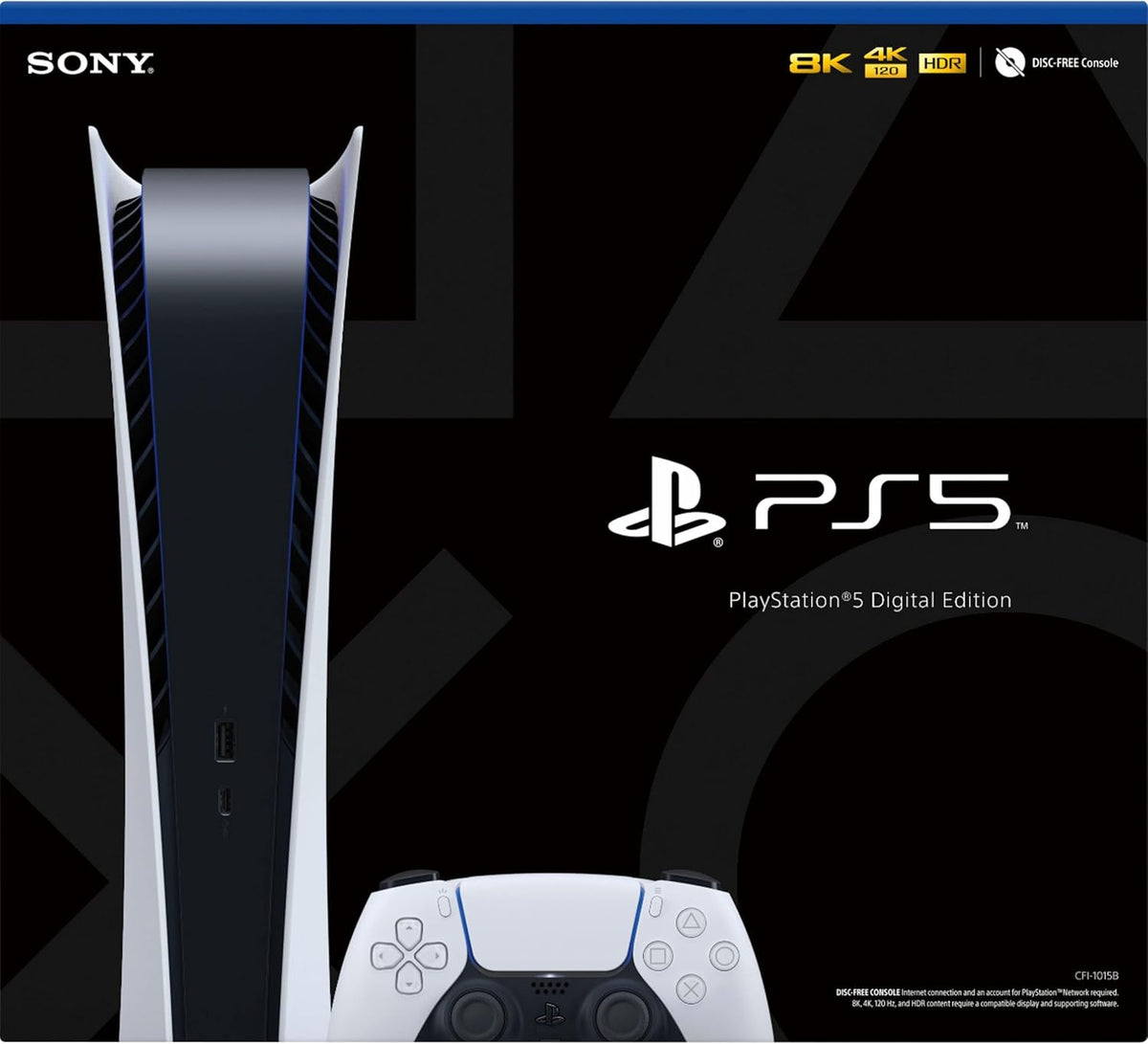 PlayStation 5 Digital Edition 825GB Gaming Console with Wireless Controller N416