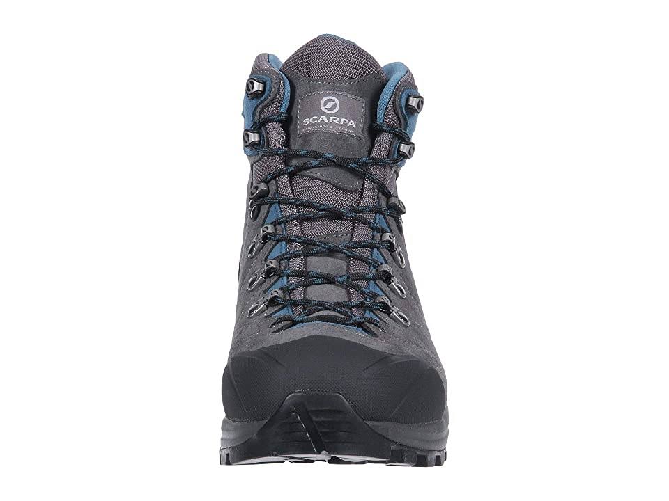 Wide Men's Shark Grey/Lake Blue Hiking Boots E575