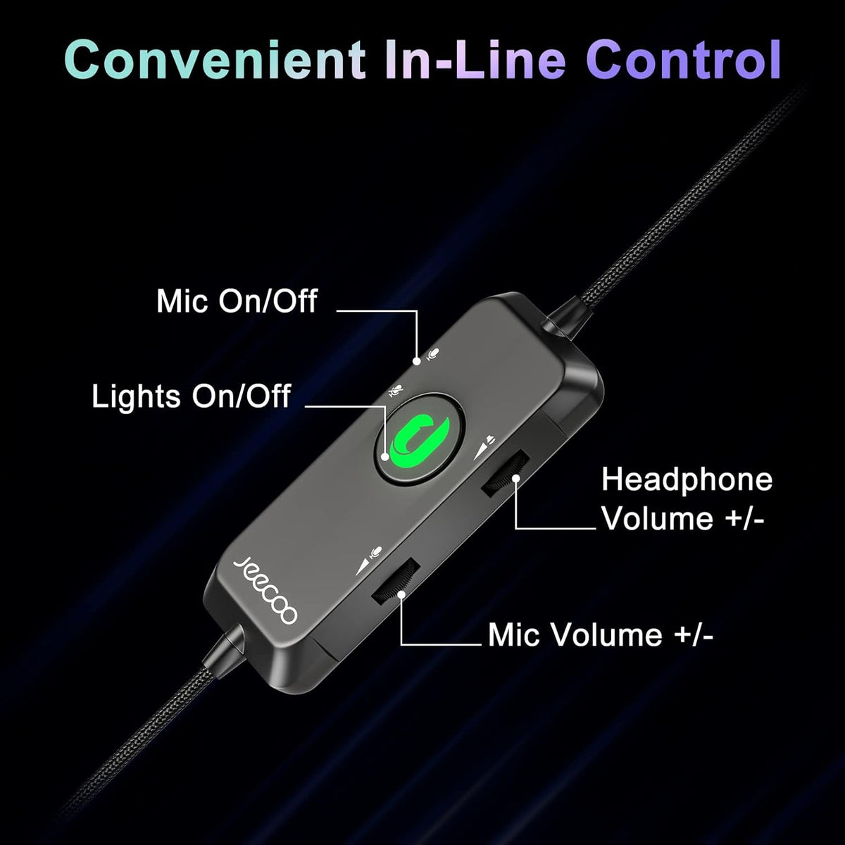 USB Pro Gaming Headset with 7.1 Surround Sound and Noise Cancelling Microphone S527970