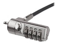 Laptop Cable Lock with Swivel Hinge 4-Digit Combination Lock S338