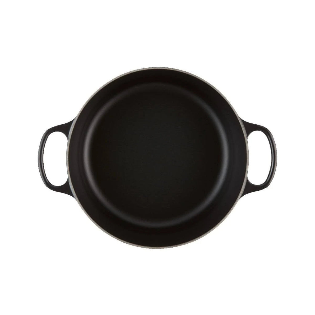 Round Casserole Cast Iron 22 cm Satin Black E230834