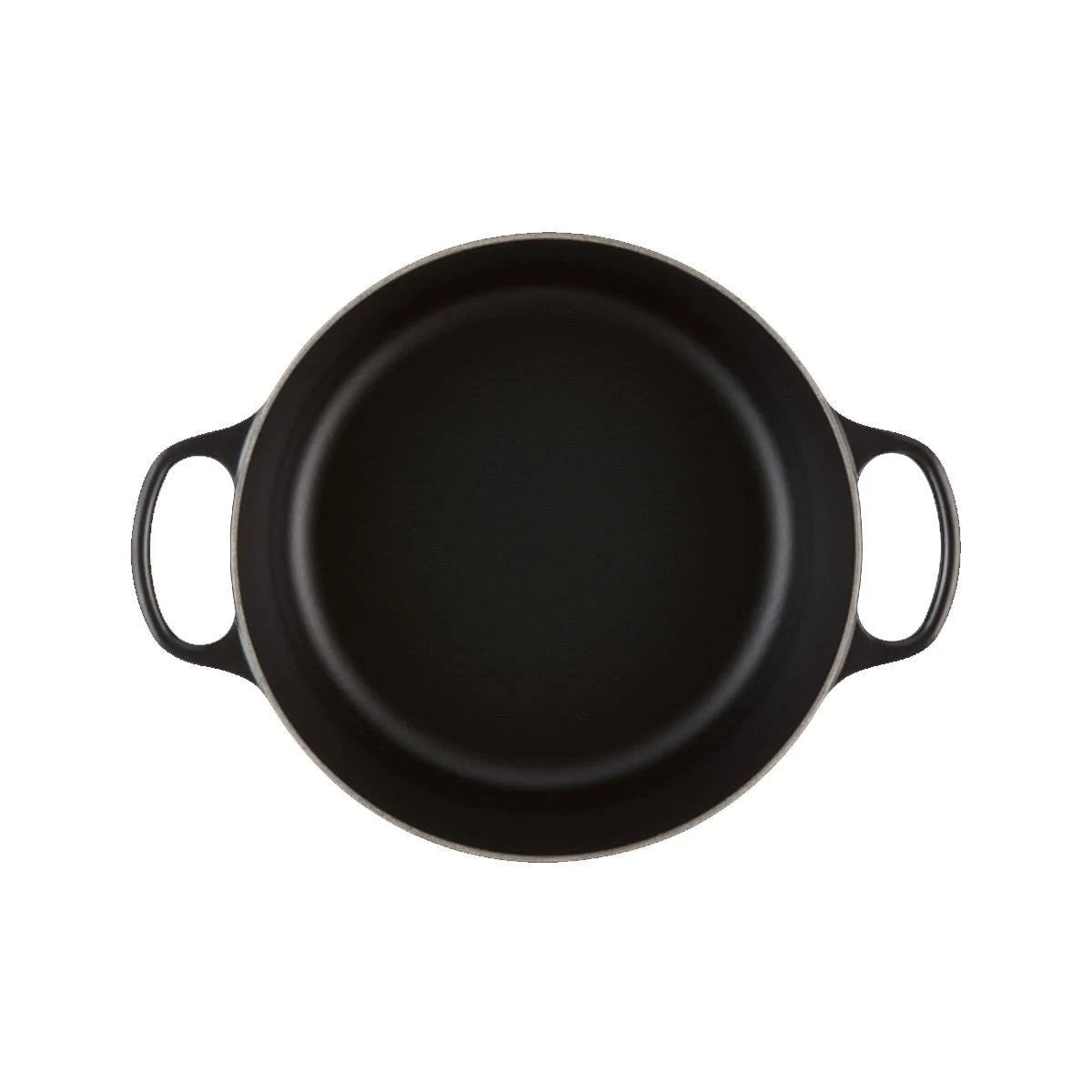 Round Casserole Cast Iron 22 cm Satin Black E230834