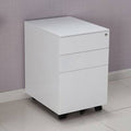 Black File Cabinet with Wheels A1360