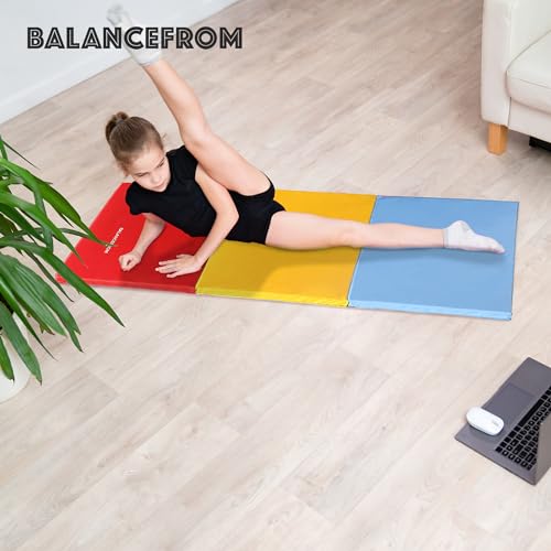 Blue Folding Gymnastics Mat A406793