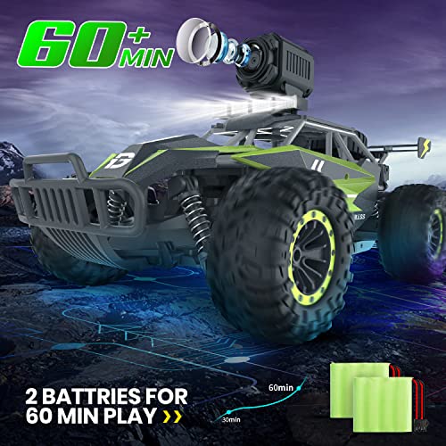 1:16 Scale Remote Control Car with 1080P HD Camera and LED Lights Q195052