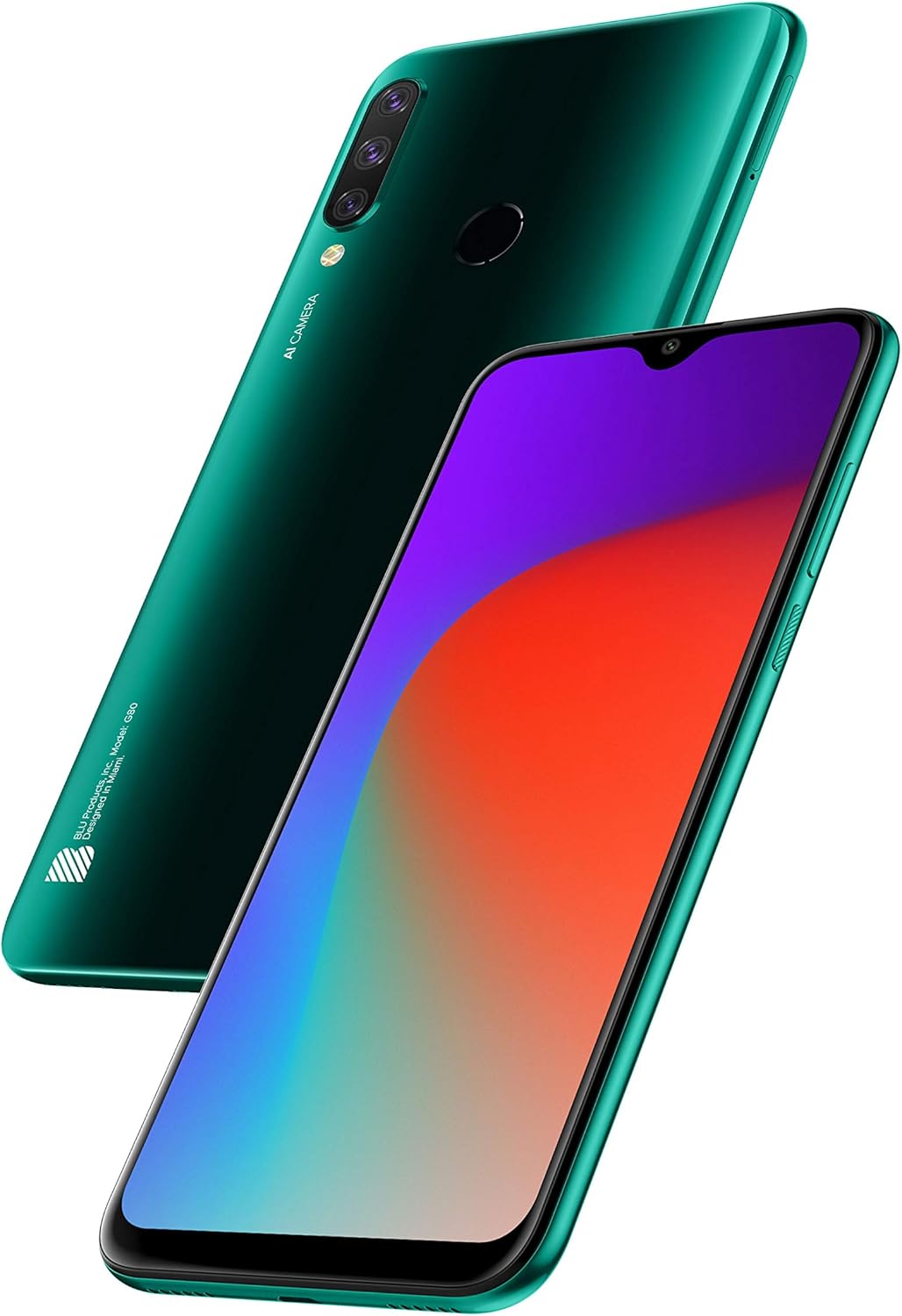 Green 6.5" HD+ 64GB Unlocked Smartphone V812