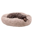 Calming Cuddler Long Fur Donut Dog Bed S3595